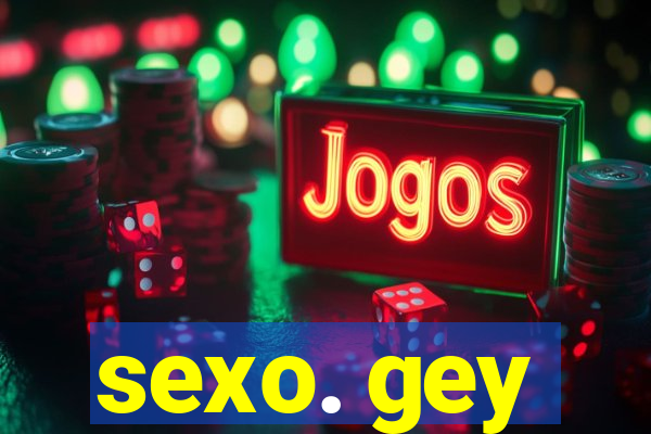 sexo. gey